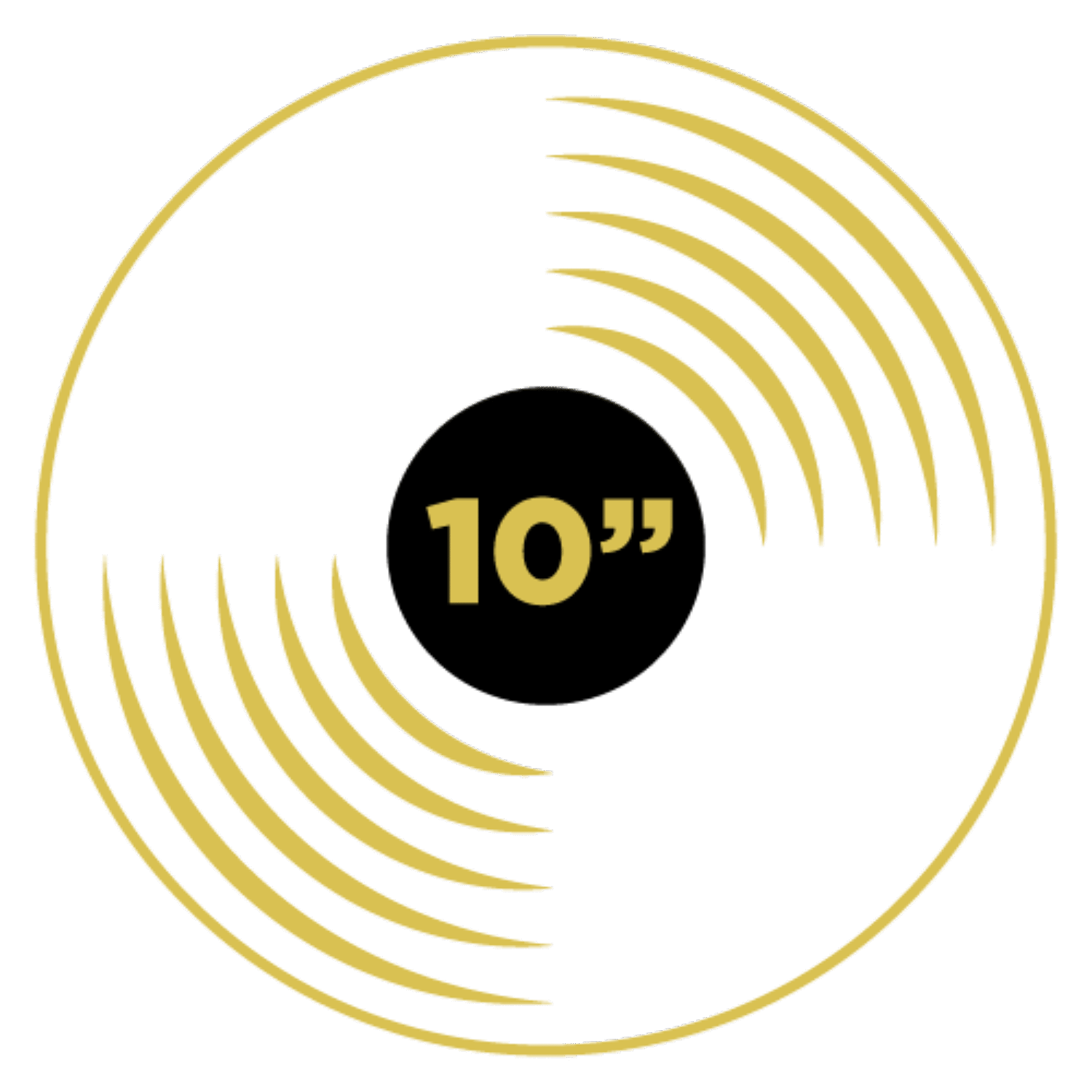 10in center labels