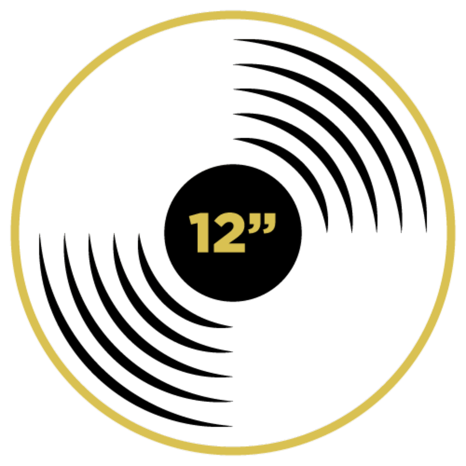 12 in Center Label