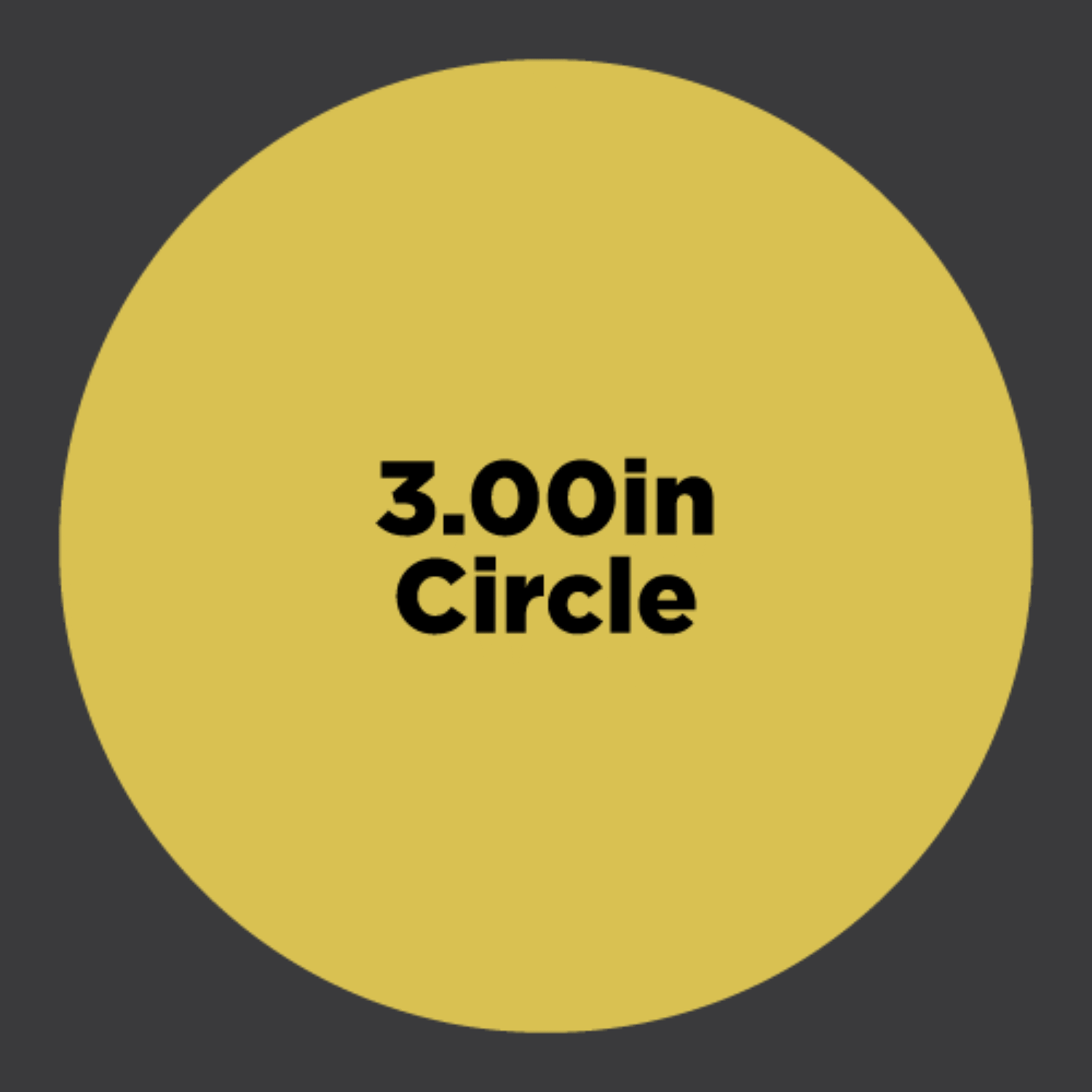 3in circle